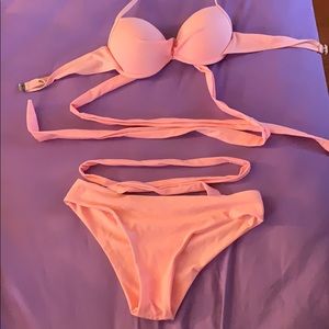 Light Pink Crisscross Bikini